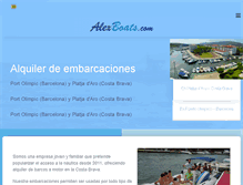 Tablet Screenshot of alexboats.com